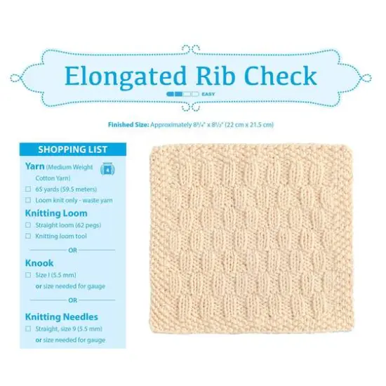 Leisure Arts&reg; Loom Knit Dishcloths Book {11}