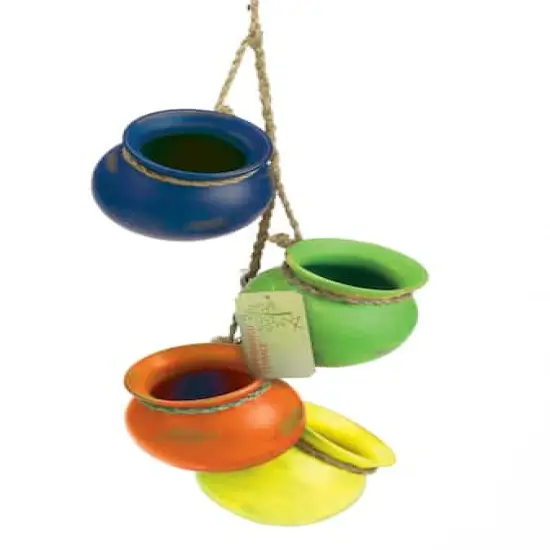 23" Fiesta Dangling Pots {5}