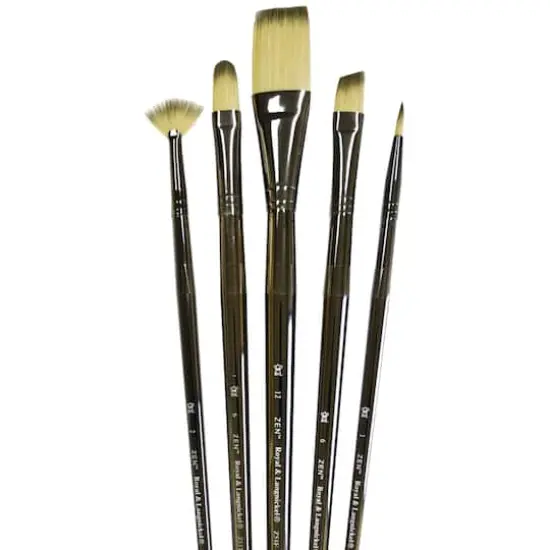 Zen&trade; Series 53 Long Handle 5 Piece Brush Set {1}