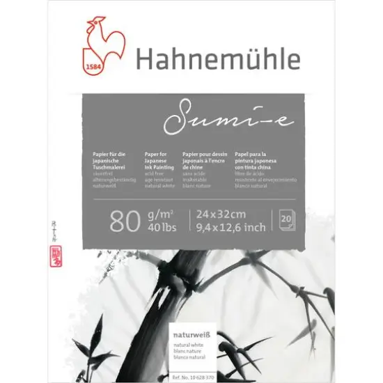 Hahnem&uuml;hle Sumi-E Paper Pad, 9.4" x 12.6" {1}