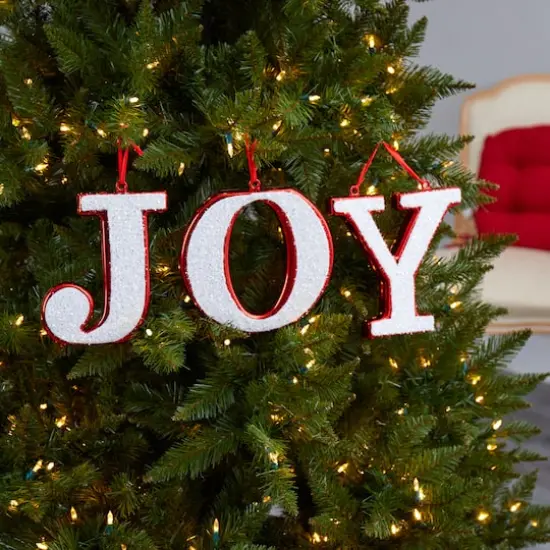 8.5" Joy Holiday Deluxe Shatterproof Ornament Set {7}