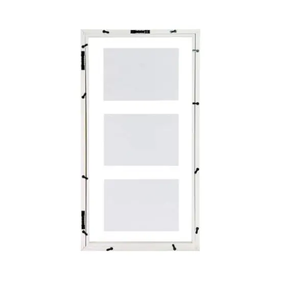 10" x 20" White Wooden Alexandria Float Frame by Studio D&eacute;cor&reg; {6}