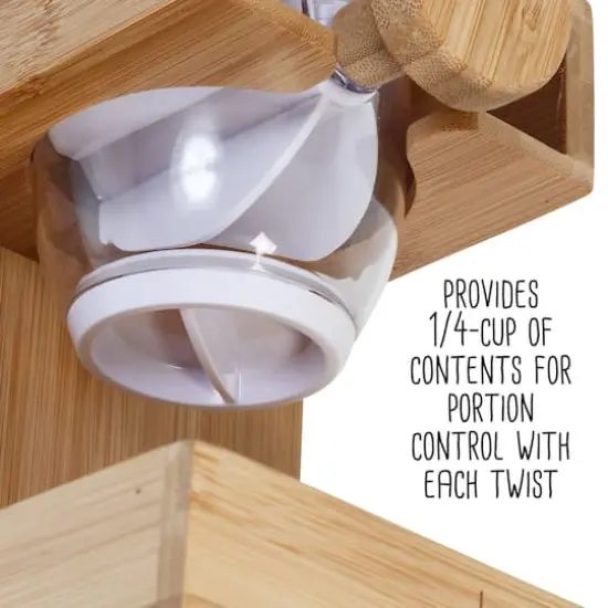 Natural Bamboo Cereal Dispenser {18}