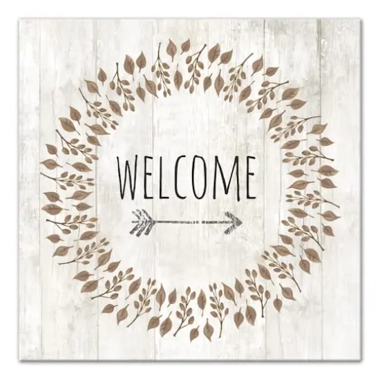 Autumn Welcome Canvas Wall Art {1}