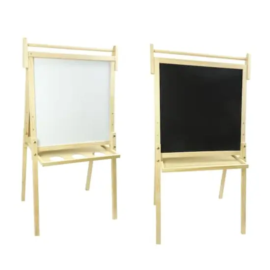 22" Chalkboard & White Erase Board Floor Easel {1}