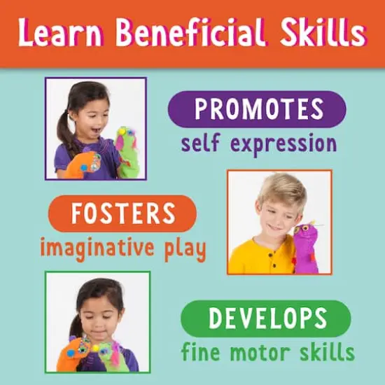 Creativity for Kids Make Your Own Sock Puppets Kit {5}