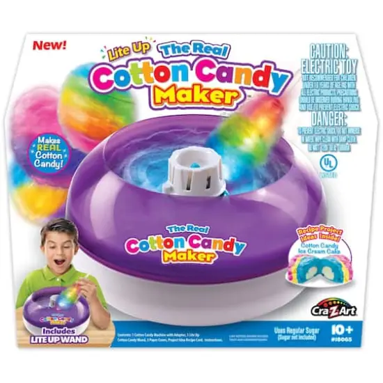 Cra-Z-Art Deluxe Cotton Candy Maker With Lite Up Wand TV {4}