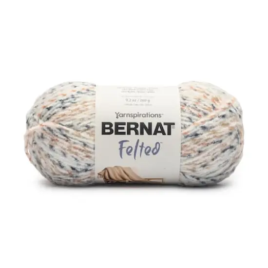 Bernat&reg; Felted&trade; Yarn Ecru Fleck {1}