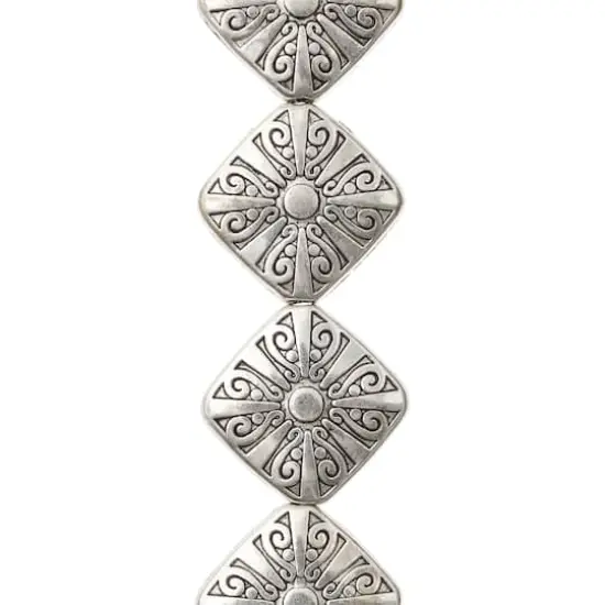 Sterling Silver-Plated Diamond Beads by Bead Landing&trade; {1}