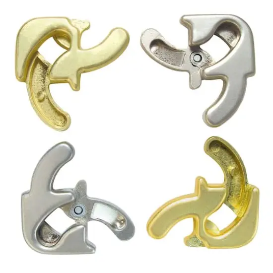 Hanayama Square Level 6 Cast Puzzle {3}