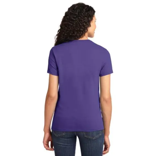 Port & Company&reg; Colors Ladies Essential T-Shirt Purple {5}