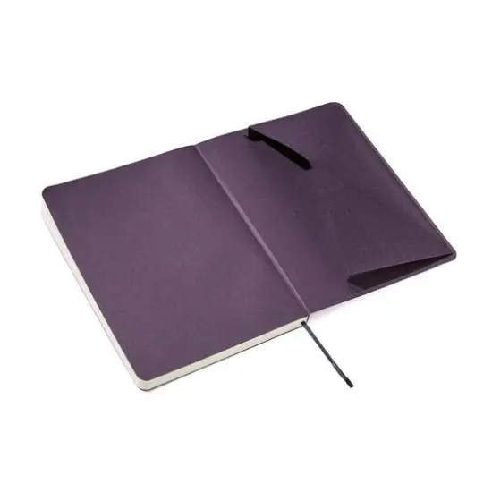 Fabrian&reg; EcoQua Plus A5 Lined Stitch-Bound Notebook Wine {7}