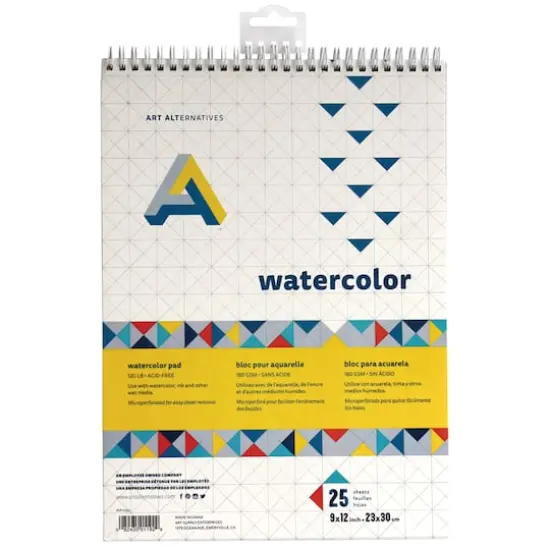 Art Alternatives Watercolor Pad, 9" x 12" {1}