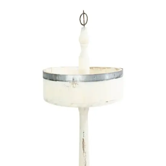 Hello Honey&reg; 26.5" Decorative Wood & Tin 3 Tier Tray {5}