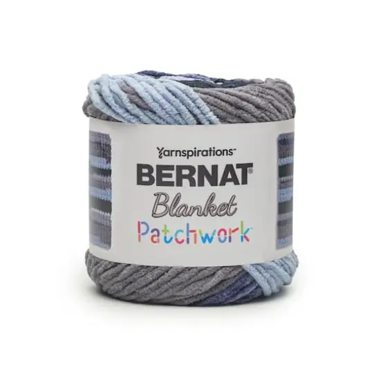 Bernat&reg; Blanket Patchwork Yarn Nautical {1}