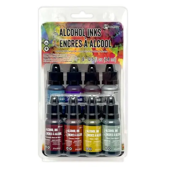 Tim Holtz&reg; Earthtones 8 Color Alcohol Ink Set {1}