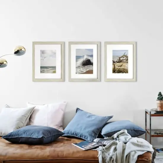 3 Pack Gallery&trade; Gray Frame with Mat by Studio D&eacute;cor&reg; {3}