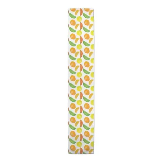 Citrus Fruit Pattern 16" x 72" Cotton Twill Runner {4}