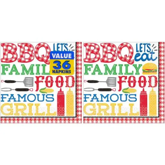 BBQ Picnic Luncheon Napkins, 36ct. {1}