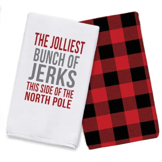 Jolliest Bunch Of Jerks Tea Towels - Set of 2 {1}