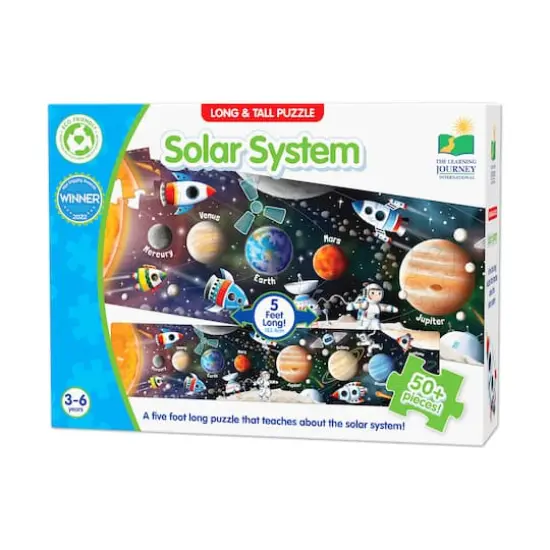 Long & Tall Puzzle - Solar System: 50+ Pcs {1}