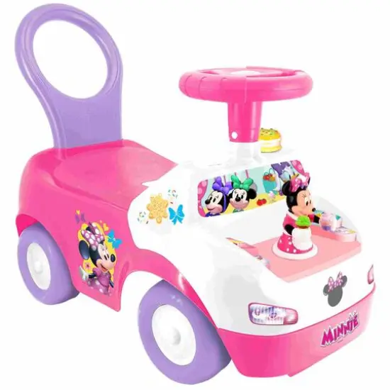Kiddieland Disney&reg; Minnie Mouse Lights N' Sounds Ice Cream Car Ride-On {1}