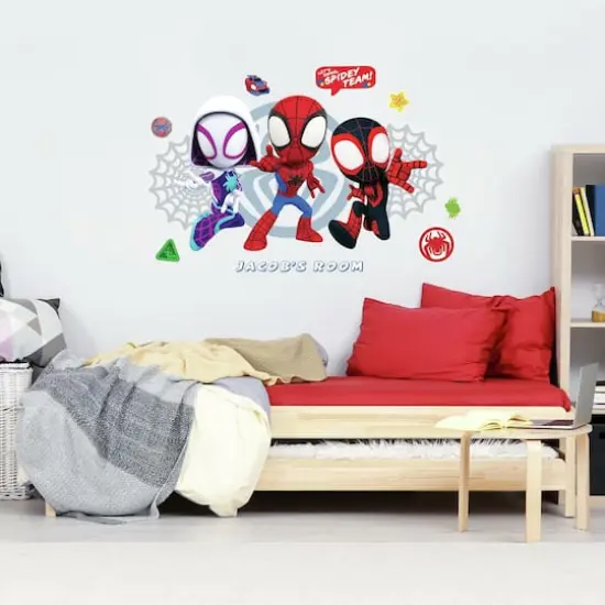 RoomMates Spidey & His Amazing Friends Headboard Peel & Stick Giant Wall Decal {4}