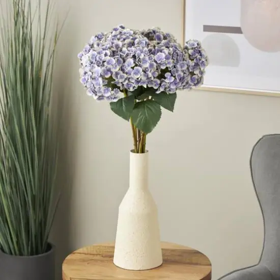 32" Purple Hydrangea Artificial Flower Stem, 8ct. {9}