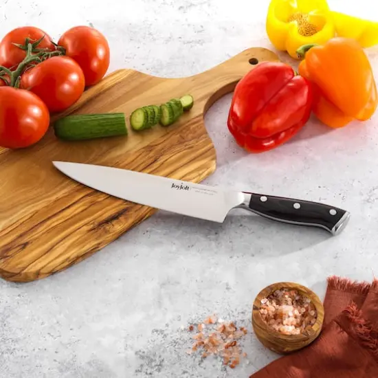 JoyJolt&reg; 8" High Carbon Steel Chef Knife {5}
