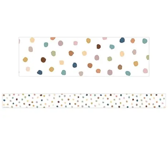 Teacher Created Resources Everyone is Welcome Painted Dots Straight Border Trim, 210ft. {3}