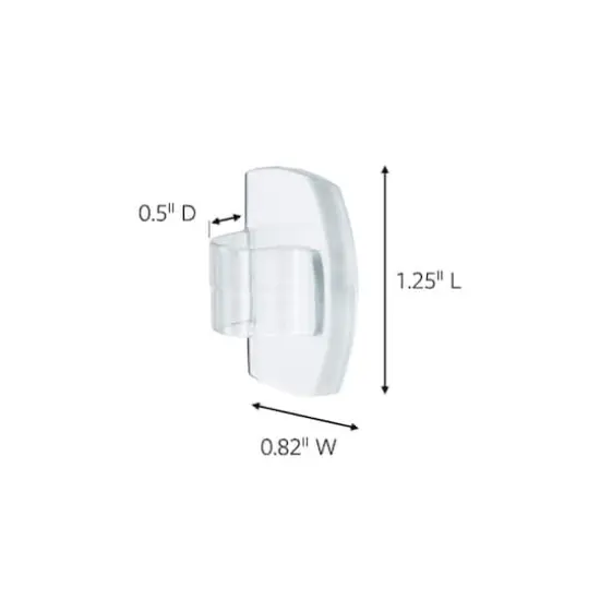 3M Command&trade; Outdoor Light Clips, Clear {6}