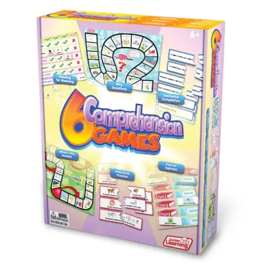 Junior Learning&reg; 6 Comprehension Games Set {3}