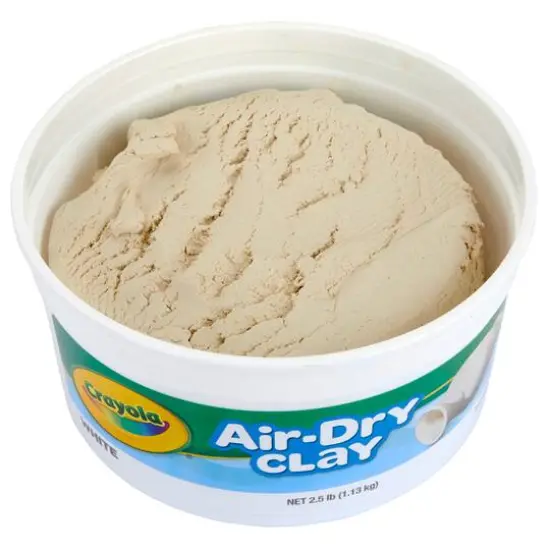 Crayola&reg; Resealable Bucket White Air-Dry Clay, 4ct. {6}