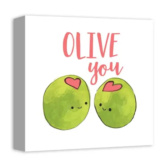Olive You Canvas Art {3}