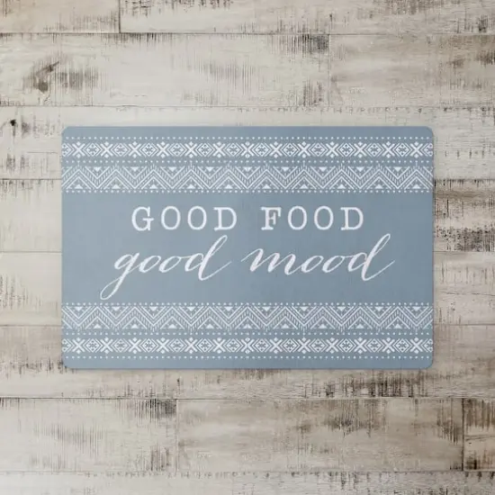 Good Food Good Mood Floor Mat {3}