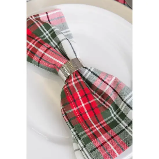 DII&reg; Christmas Plaid Napkins, 6ct. {3}