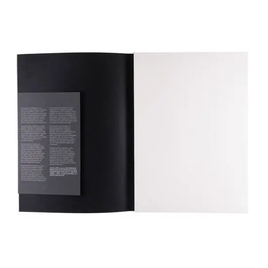 Fabriano&reg; Ecoqua Plus Dotted Glue-Bound Notebook Black {8}