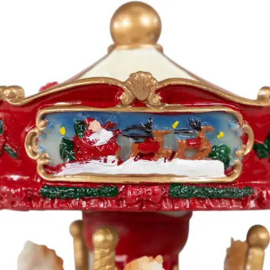 6.5" Animated Carousel Music Box {5}
