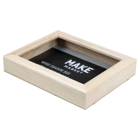 11.7" x 15" Hinged Wood Shadow Box by Make Market&reg; {6}