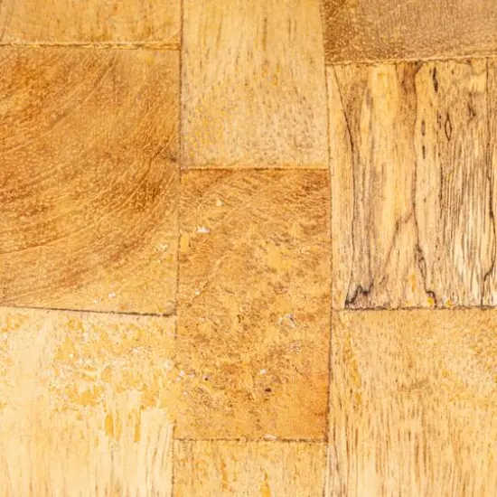 Hello Honey&reg; 15.25" Natural Mango Wood Circular Wine Rack {9}