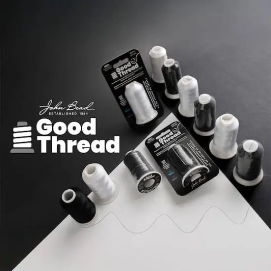 John Bead Good Thread White Bonded Nylon Beadweaving Thread, 547yd. {3}