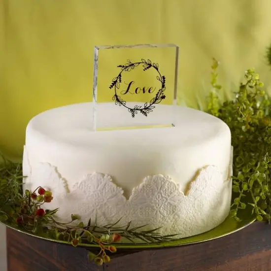 Hortense B. Hewitt Co. Rustic Wreath Cake Top {3}