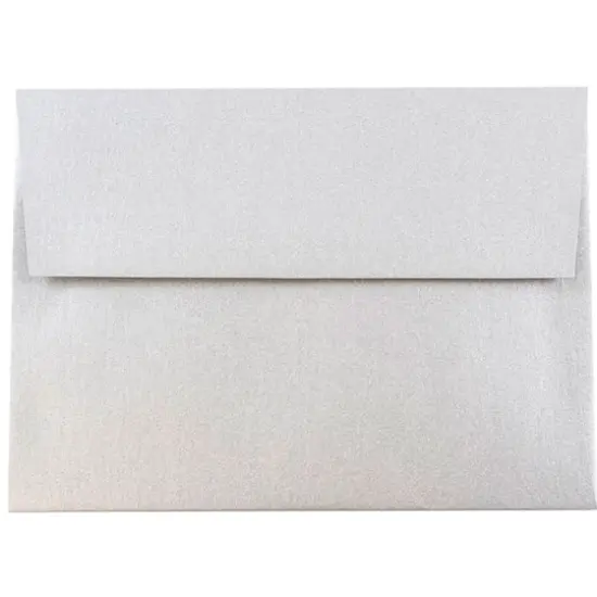 JAM Paper 4.75" x 6.5" Metallic Invitation Envelopes, 50ct. Silver Stardream {1}