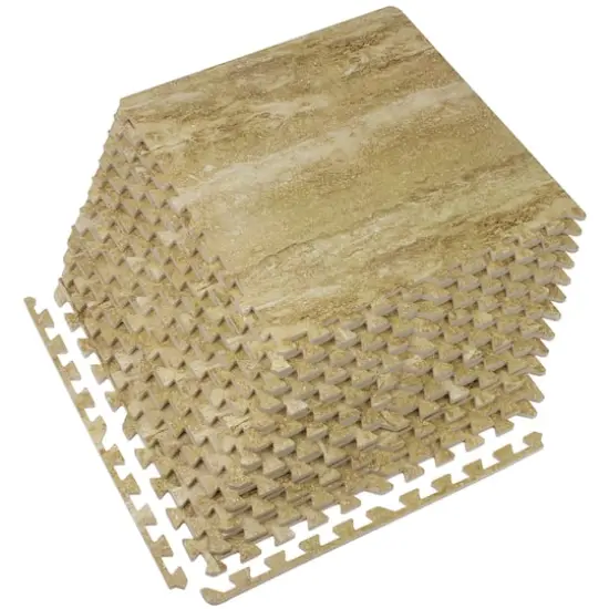 Sorbus 24" Interlocking Floor Tile Mats, 12ct. Marble {1}
