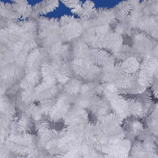 5.5ft. Unlit White Upside Down Artificial Christmas Tree {3}