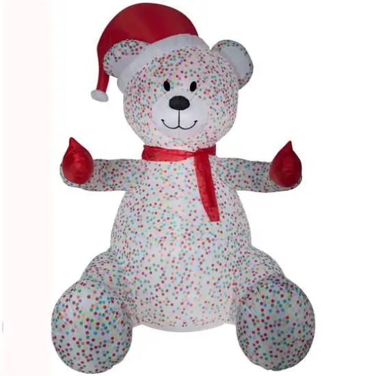 Airblown&reg; Animated Hugging Candy Sprinkles Bear {1}