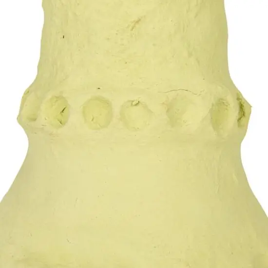 Hello Honey&reg; 17" Mint Handmade Paper Mache Vase with Embossed & Debossed Design {7}