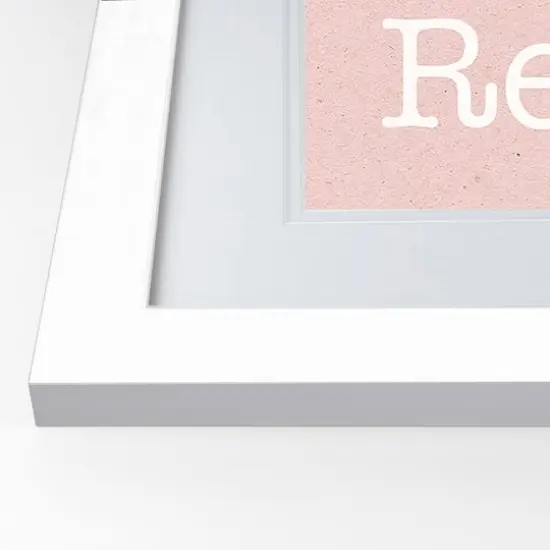 16" x 20" Eat Sleep Love White Framed Print Wall Art {3}