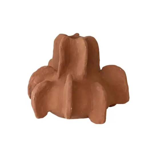 Hello Honey&reg; 14" Caramel Handmade Paper Mache Vase with Curved Design {3}