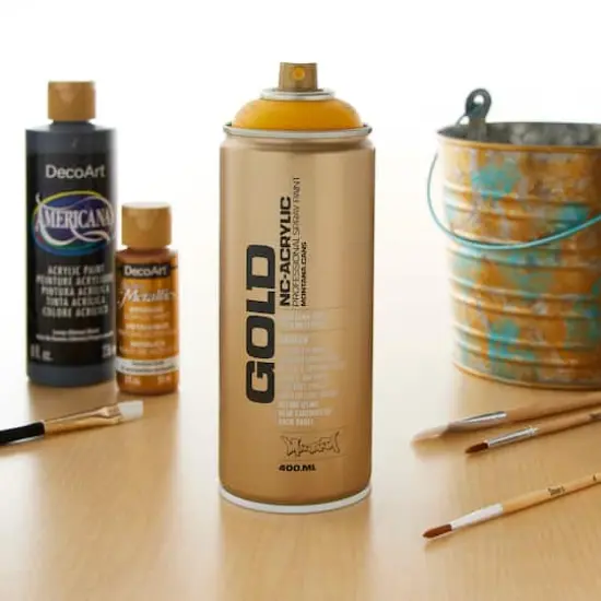 Montana&trade; Cans GOLD Shock Color Spray Paint, 400mL S1010 Shock Yellow {4}